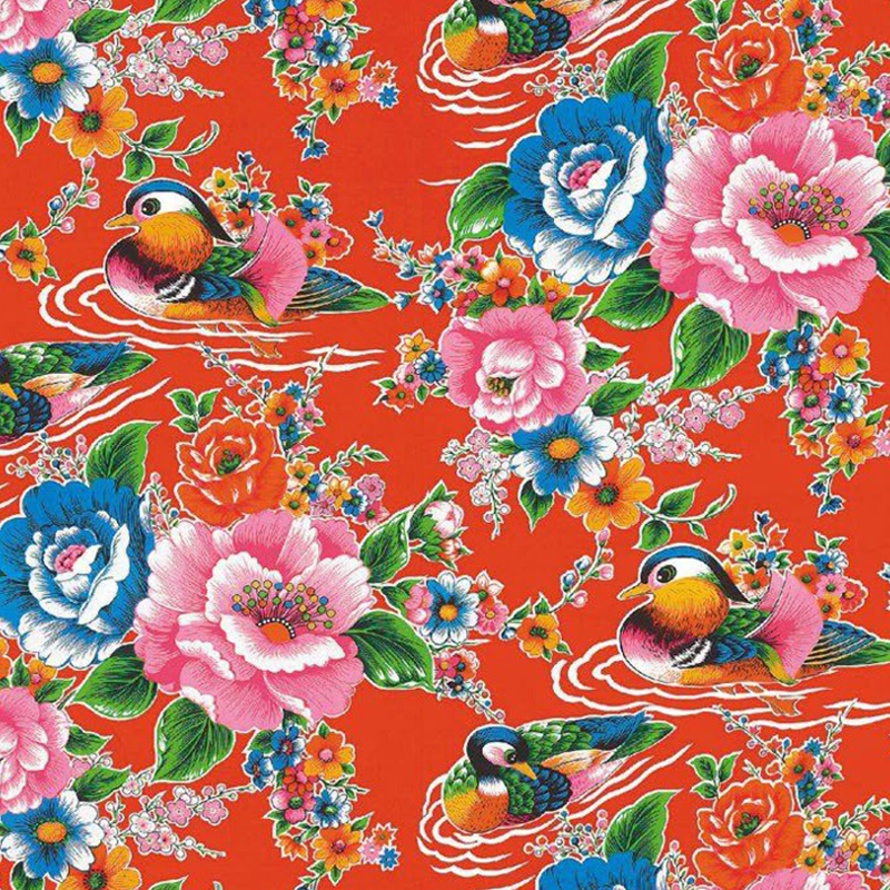 Potlačená Oxford Fabric